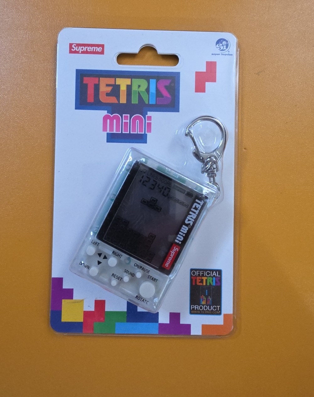 Supreme/Tetris Mini Keychain Game Accessories